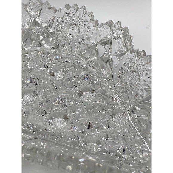 Vintage ABP Cut Glass Hunts Royal Trinket Tray C20 - Picture 11 of 12